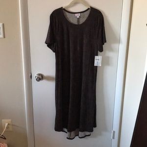 XL Brown/Black Lularoe Carly